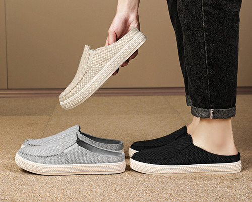 Men knit canvas casual - canvas,