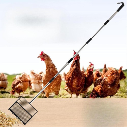 Telescopic metal chicken dung - telescopic,