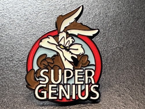 Wile coyote enamel pin badge - coyote,