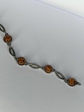 Sterling Silver & Amber