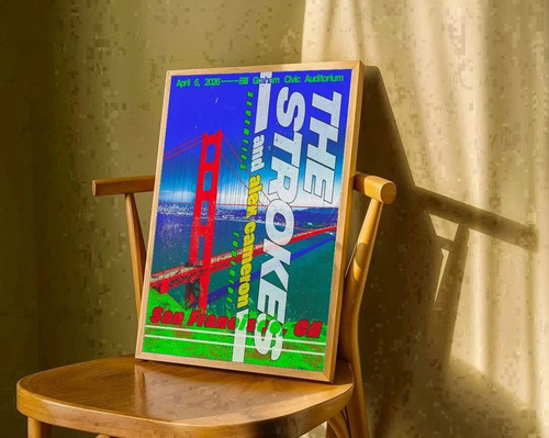 Poster the strokes apr 2026 - the,