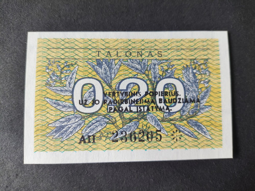 1991 lithuania talonas - lithuania,
