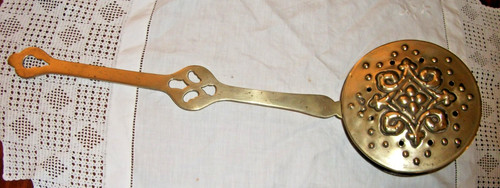 Antique brass chestnut - brass, roaster