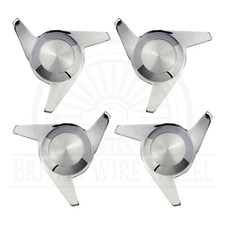 3 Bar/Ear Cut Sharkfin Chrome
