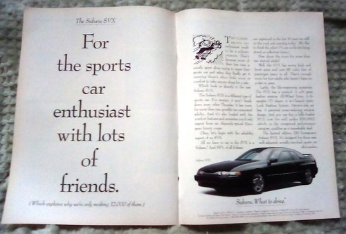 1992 subaru svx 2pg - 1992,