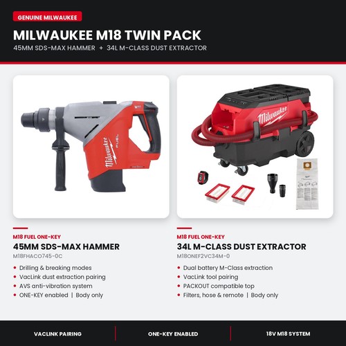 Milwaukee m18fhaco745 m18 - milwaukee,