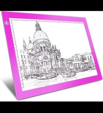 Pink A4 Dimmable LED Artcraft