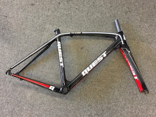 Carbon fibre race frameset - carbon,