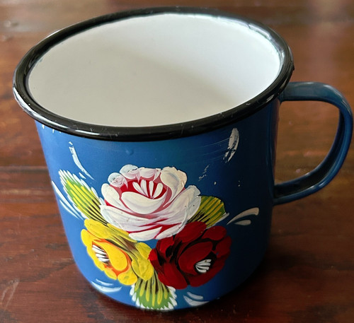 Vintage hand painted canal - painted,