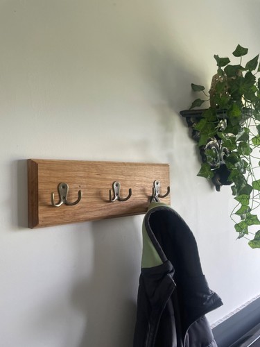 Wooden coat rack - coat, oak