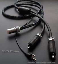 Clio Phono - handcrafted pure solid OCC silver tonearm cable