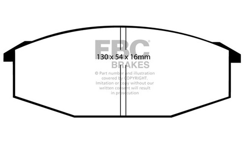 Ebc ultimax front brake - ebc,