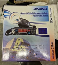 Maxon CM70 Multi Euro Stylish Touch Button CB Radio - Opened Never Used.