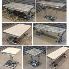 Grey & Cream Marble Top Modern