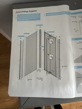 Shower Screen Bifold Door And Side Panel