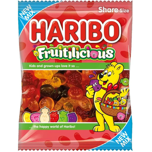 Haribo fruitilicious share bag - haribo,