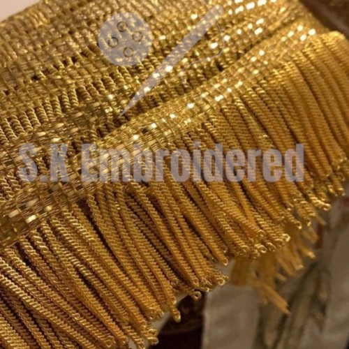 Gold bullion fringe - gold,