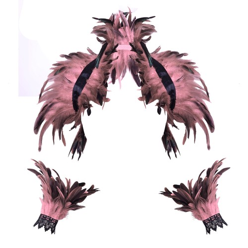 Halloween feather shrug - halloween,