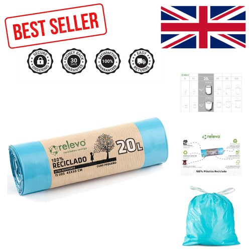 Durable 20l recycled bin bags - bin,