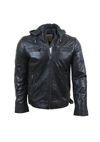 Women leather biker jacket - women's,