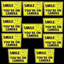 10 HOME SECURITY DECALS