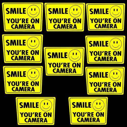 Home security decals - security,