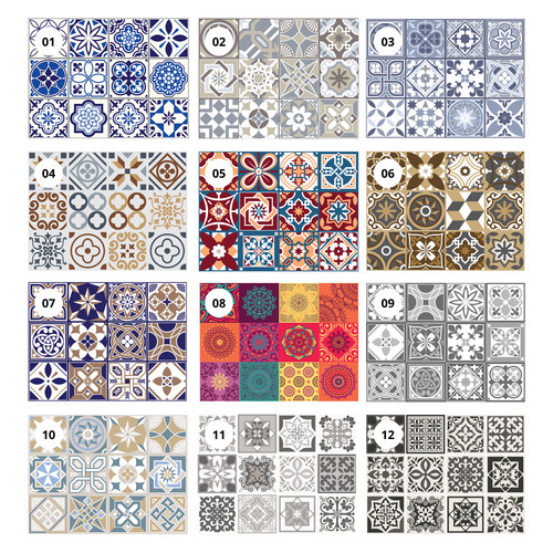 Tile transfers stickers wall - tile,