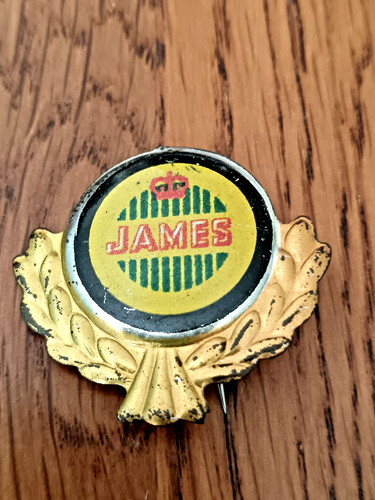 Vintage james motorcycle logo - vintage,