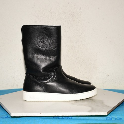 Mulberry leather boot - mulberry,