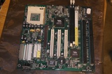 socket 370 AT motherboard VIA 693A  AGP PCI ISA ZIDA 6VIA/ZX working ATX PSU con