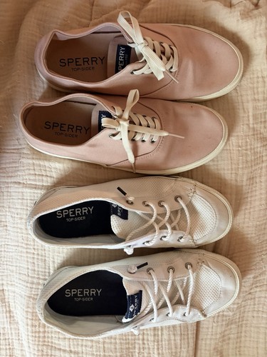 Two pairs sperry brand - two,