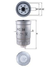 Fuel Filter MAHLE Fits FIAT