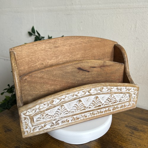 Hand carved light wooden - carved,