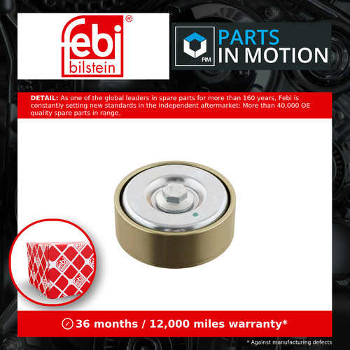 Aux belt idler - aux, pulley
