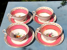 Set of 4 Vintage Foley China