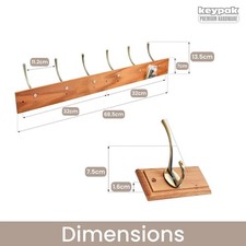 Wall mounted coat - mounted, rack
