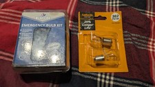 Bluecol Emergency Bulb Kit & Halfords 382 P21W Car Bulbs X2 Longer Life 