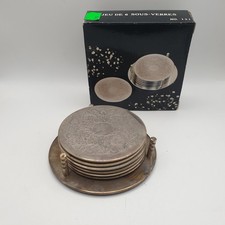 Vintage Set Of 6 Silver Plated