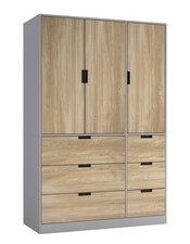 RIGA Wooden 3 Door 6 Drawer