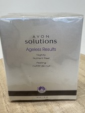 New Sealed in Box Avon Solutions Ageless Results Nightly Nutrient Peel