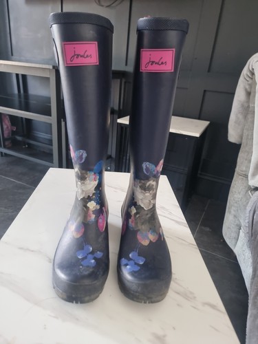 Joules navy floral knee - joules,
