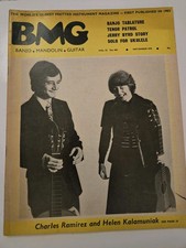 BMG Banjo Mandolin Guitar Magazine Sept 1975 Charles Ramirez & Helen Kalamuniak