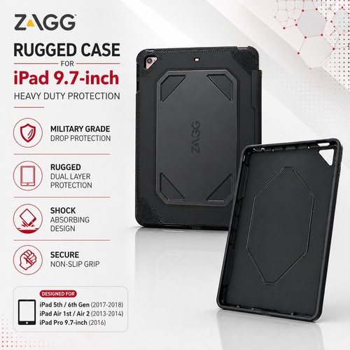 Zagg ipad 6th 5th - zagg,