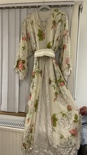 Cream Floral Moroccan Takchita