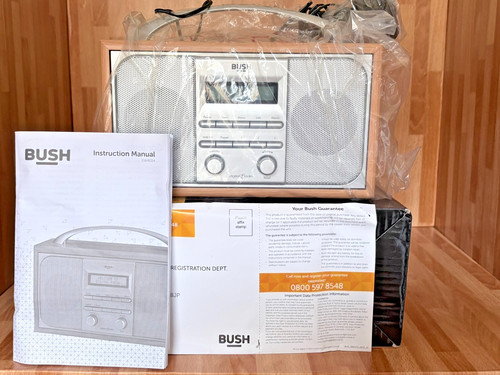 Bush wooden stereo - wooden, dab/fm