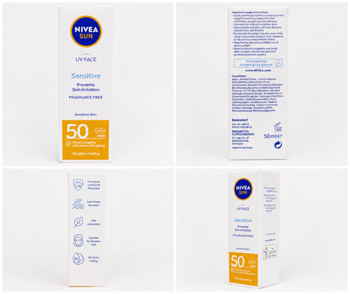 Nivea sun face - nivea, sensitive