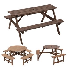 Seater wooden pub - 8,