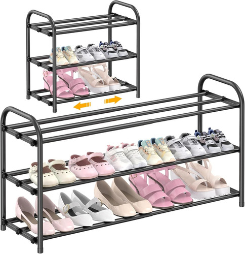 Tier metal shoe rack - shoe, stand