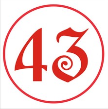  Wheelie Bin Dustbin House Numbers Bygone Stickers Decals - 2 x Sets - Choices 