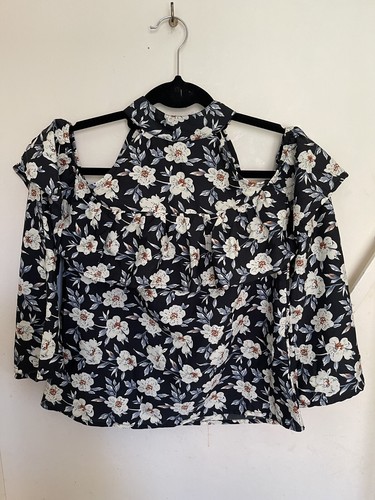Floral print halter - floral,